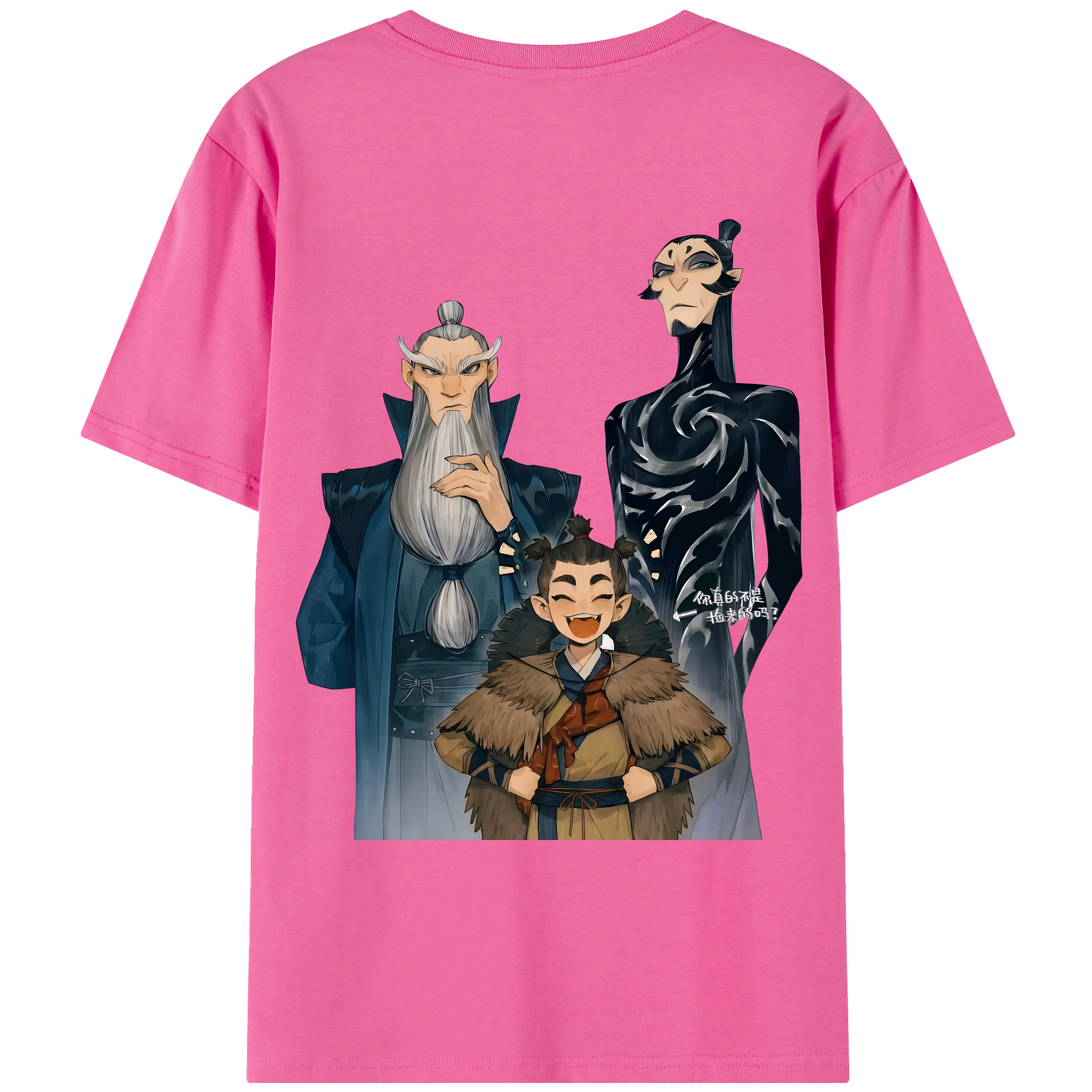 （画像用） Ne Zha 2 ナタ 魔童の大暴れ レディース半袖Tシャツ(バックプリント)